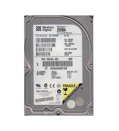 Western Digital Caviar 200BA 20GB 7200RPM EIDE 2MB Cache CE Hard Drive for Desktop Computers