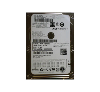 Fujitsu 80GB 5400RPM SATA 3Gb/s 7-Pin 8MB Cache 2.5-Inch Hard Drive for Data Storage in Laptops