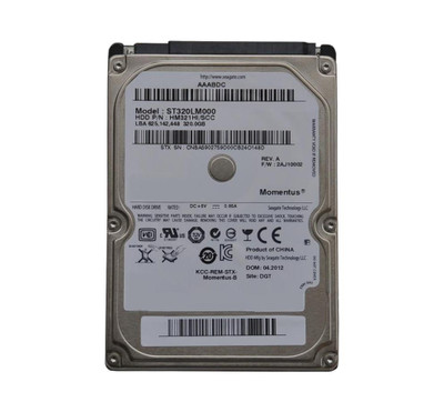 ST320LM000 - Seagate Momentus 320GB 5400RPM 2.5-Inch 8MB Cache SATA 3Gb/s Laptop Hard Drive