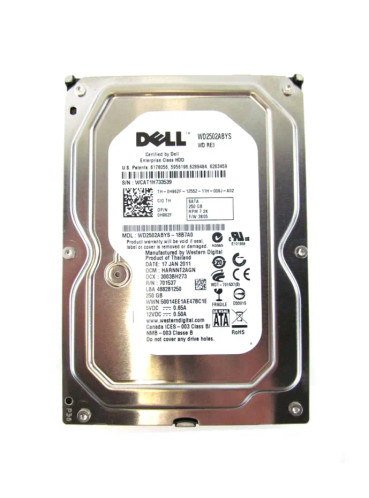 WD2502ABYS-18B7A0 - Western Digital 250GB 7200RPM SATA 3.5-Inch HDD
