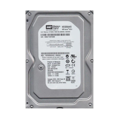 WD3200AAKS-00B3A0 - Western Digital 320GB 7200RPM SATA 3Gb/s 3.5" HDD