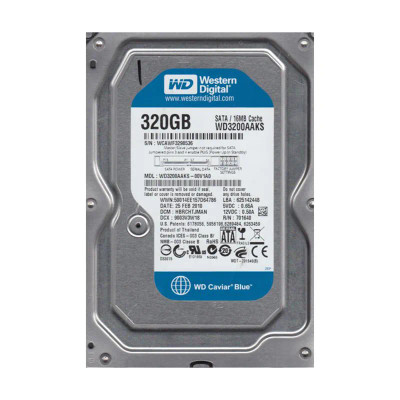 Western Digital Caviar Blue 320GB 7200RPM SATA Hard Drive for Desktop Computers