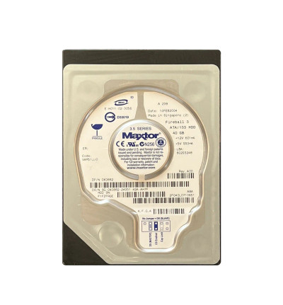 X0882 - Dell 40GB 5400RPM ATA 3.5" HDD