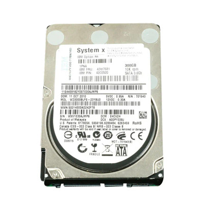 WD3000BLFS-23YBU0 - Western Digital 300GB 10000RPM SATA 16MB 2.5" HDD