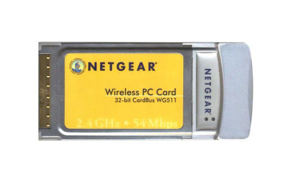 Netgear WG511U 32-bit CardBus 108Mb/s 802.11g/a 5GHz Wireless PC Network Adapter - Compatible with 5GHz networks