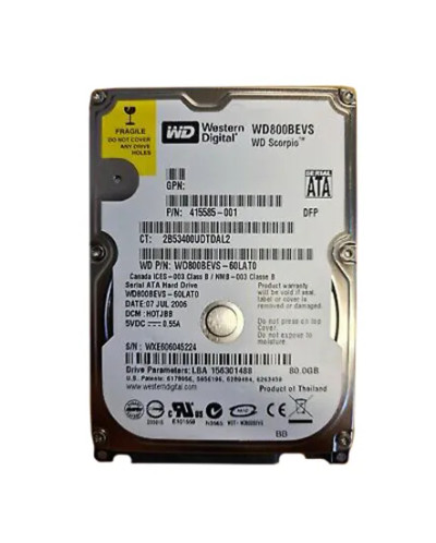 415586-001 - HP 100GB 5400RPM SATA 2.5" HDD