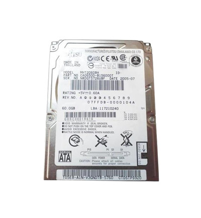 MHT2060BH - Fujitsu 60GB 5400RPM SATA 8MB 2.5" HDD