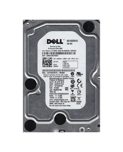 Western Digital RE3 1TB 7200RPM SATA Hard Drive for Servers - WD1002FBYS-18W8B1