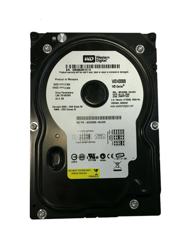 WD400BB-00JHC0 - Western Digital 40GB 7200RPM EIDE 2MB 3.5" HDD
