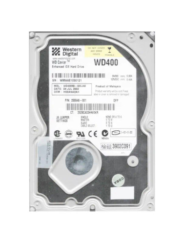 Western Digital Caviar 40GB 7200RPM EIDE 2MB Cache 512 3.5-Inch Hard Drive compatible with desktop computers