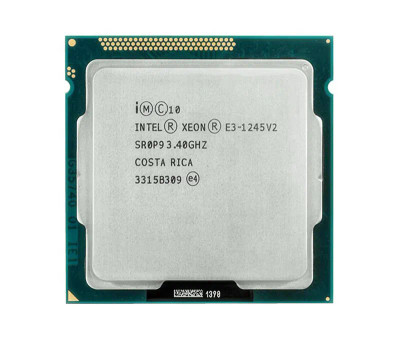 Intel Xeon E3-1245V2 Quad Core 3.40GHz Processor for FCLGA1155 Socket - SR0P9 - Compatible with Servers