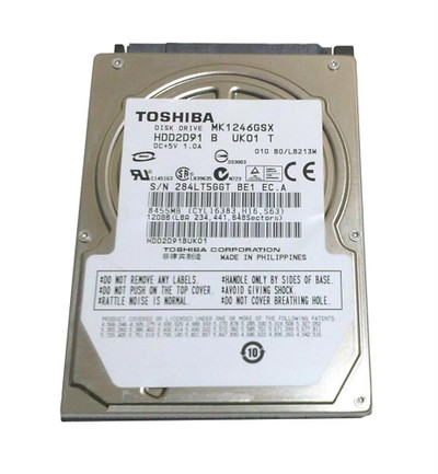 Toshiba 120GB 5400RPM SATA 2.5-Inch HDD for ProLiant DL360p Gen8 Servers