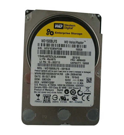 WD1500BLFS-08YBU0 - Western Digital 150GB 10000RPM SATA 3Gb/s 2.5" HDD