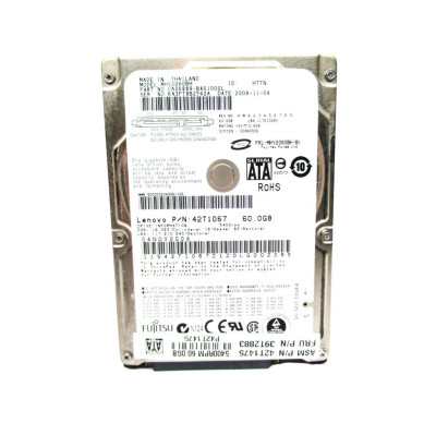 42T1067 - Lenovo 60GB SATA 5400RPM 2.5" HDD