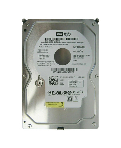 Western Digital Caviar Blue 160GB Hard Drive 7200RPM SATA 3Gb/s 8MB Cache 3.5-Inch - Compatible with servers