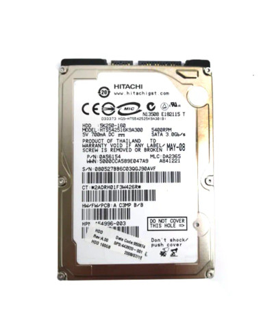 HP 160GB 5400RPM SATA 1.5Gb/s 8MB Cache 2.5-inch Hard Drive for ProLiant DL360p Gen8 Servers