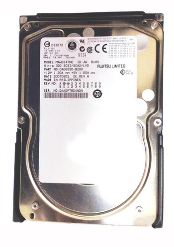 MAW3147NC - Fujitsu 146GB 10K RPM Ultra320 SCSI 3.5" HDD