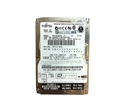 Fujitsu 40GB 5400RPM IDE Ultra ATA/100 ATA-6 8MB Cache 2.5 Hard Drive for Laptops