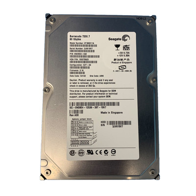 N0804 - Dell 80GB 7200RPM IDE ATA-100 3.5" HDD