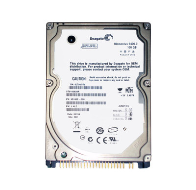 ST9100828A - Seagate Momentus 5400.3 100GB 2.5-Inch Plug-in Module Hard Drive ATA-100 5400RPM 8MB Cache