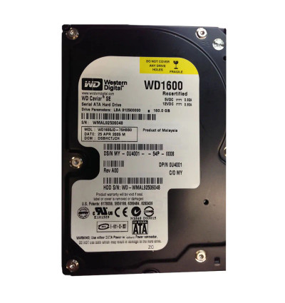 U4001 - Dell 160GB SATA 7200RPM 3.5" Hot-Plug HDD