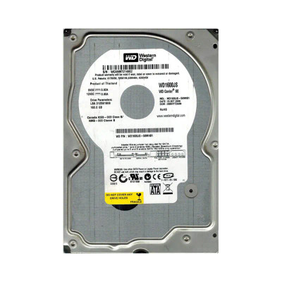 WD1600JS-56MHB1 - Western Digital 160GB 7200RPM SATA 3.5" 8MB HDD
