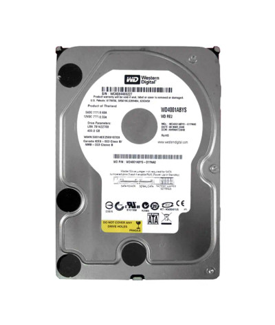Western Digital RE2 400GB 7200RPM SATA 3Gb/s 16MB Cache Hard Drive for Servers