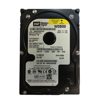 Y3053 - Dell 80GB 7200RPM SATA 3.5" HDD