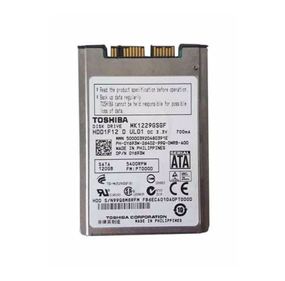 HDD1F12 - Toshiba 120GB 5400RPM SATA 3Gb/s 8MB Cache 1.8-Inch Hard Drive