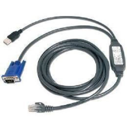Vertiv 7ft USB CAT-5 Integrated Access Cable for USBIAC2-7 - Compatible with servers