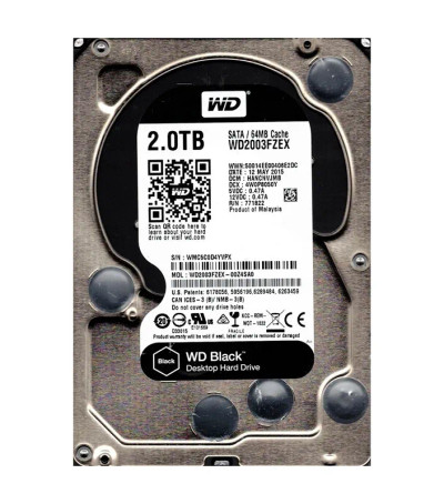 WD2003FZEX-00Z4SA0 - Western Digital 2TB 7200RPM SATA 6Gb/s 64MB 3.5" HDD