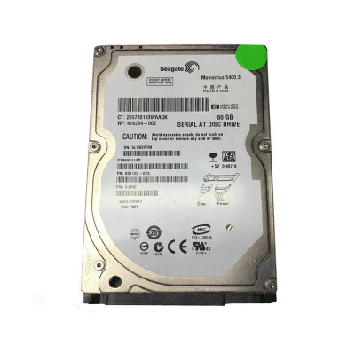 418264-002 - HP 80GB 5400RPM SATA 2.5" HDD