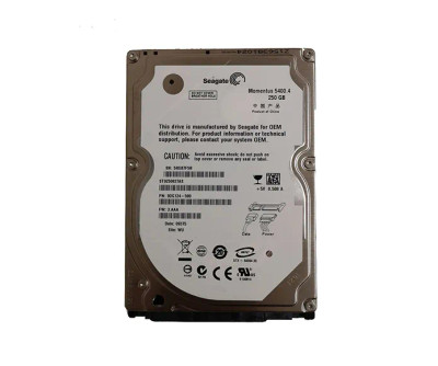 ST9250827AS - Seagate 250GB 5400RPM SATA 8MB 2.5" HDD