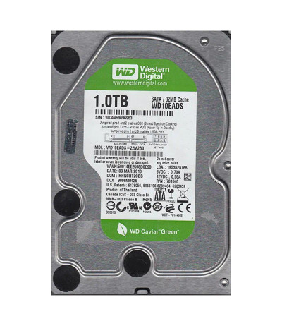 WD10EADS-22M2B0 - Western Digital 1TB 5400RPM SATA 3Gb/s 32MB 3.5" HDD