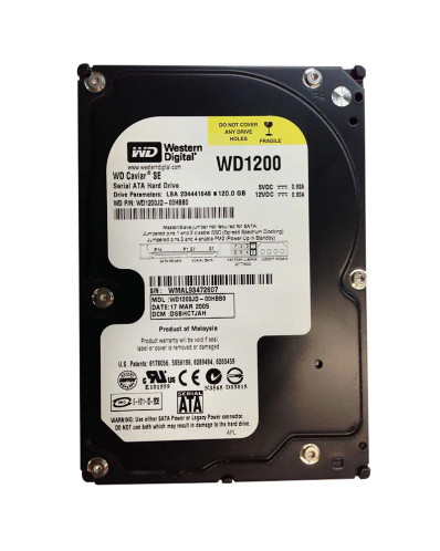 WD1200JD-00HBB0 - Western Digital 120GB 7200RPM SATA 8MB 3.5" HDD