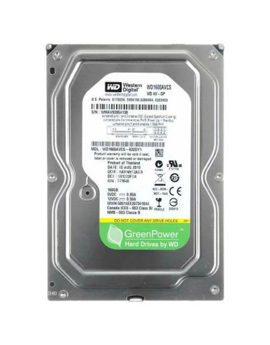 WD1600AVCS-632DY1 - WESTERN DIGITAL 160GB 5400RPM SATA 3Gb/s HDD