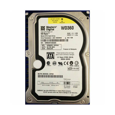 Western Digital Raptor 36GB 10000RPM SATA Hard Drive for Servers