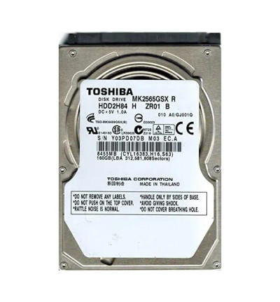 MK2565GSX - Toshiba 250GB 5400RPM SATA 8MB 2.5" HDD