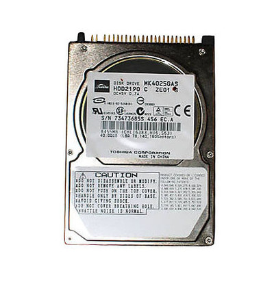 MK4025GA - TOSHIBA 40GB 4200RPM IDE ATA-100 2.5" HDD