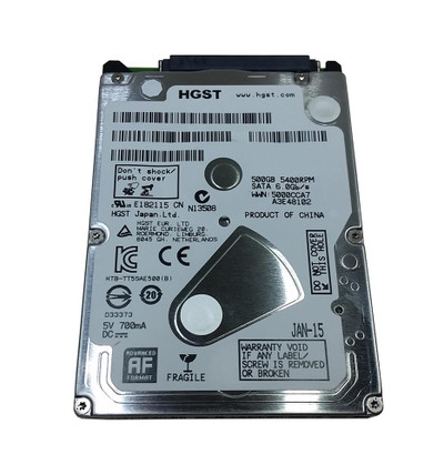 615078-001 - HP 500GB 5400RPM SATA 2.5" HDD