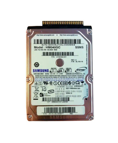 416358-001 - HP 40GB 5400RPM IDE 2.5" HDD