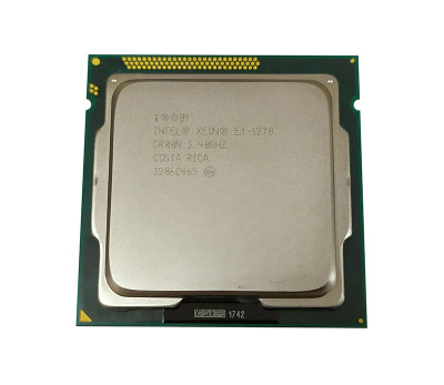 Intel Xeon E3-1270 Quad Core Processor for LGA-1155 Servers - 3.4GHz 8MB Cache 80W
