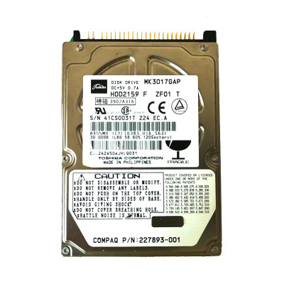 Toshiba 30GB 4200RPM IDE Ultra ATA/100 2.5-Inch Hard Drive for Laptops