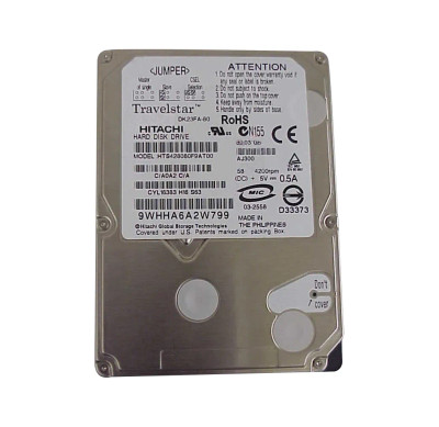 HTS428080F9AT00 - Hitachi 80GB 4200RPM IDE 2.5" HDD