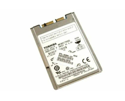 Toshiba 80GB 5400RPM SATA 1.5Gb/s 8MB Cache 1.8-Inch Hard Drive for laptops
