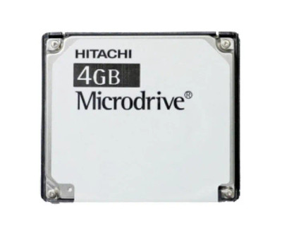 Hitachi Microdrive 3K4 Series 4GB CompactFlash Type II Hard Drive for ProLiant DL360p Gen8 Servers