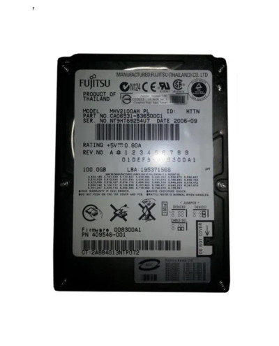 HP 100GB 5400RPM IDE Ultra ATA/100 ATA-6 8MB Cache 2.5 Hard Drive compatible with ProLiant servers