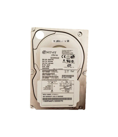09P4443 - IBM 36.4GB 10000RPM Ultra160 SCSI 80-Pin 3.5" HDD