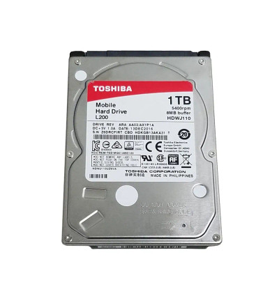 HDWJ110UZSVA - TOSHIBA 1TB 5400RPM SATA 8MB 2.5" HDD