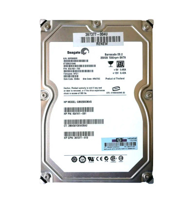 gb0250c8045 - HP 250GB SATA 7200RPM 3.5" Hot-Plug HDD